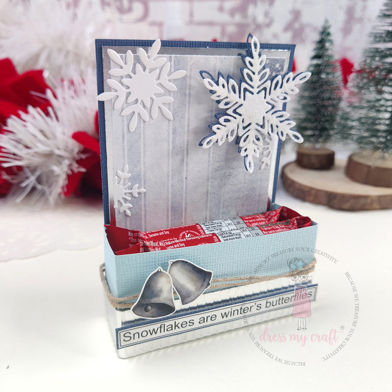 Snowflake Winter Treat Holder Greeting Card