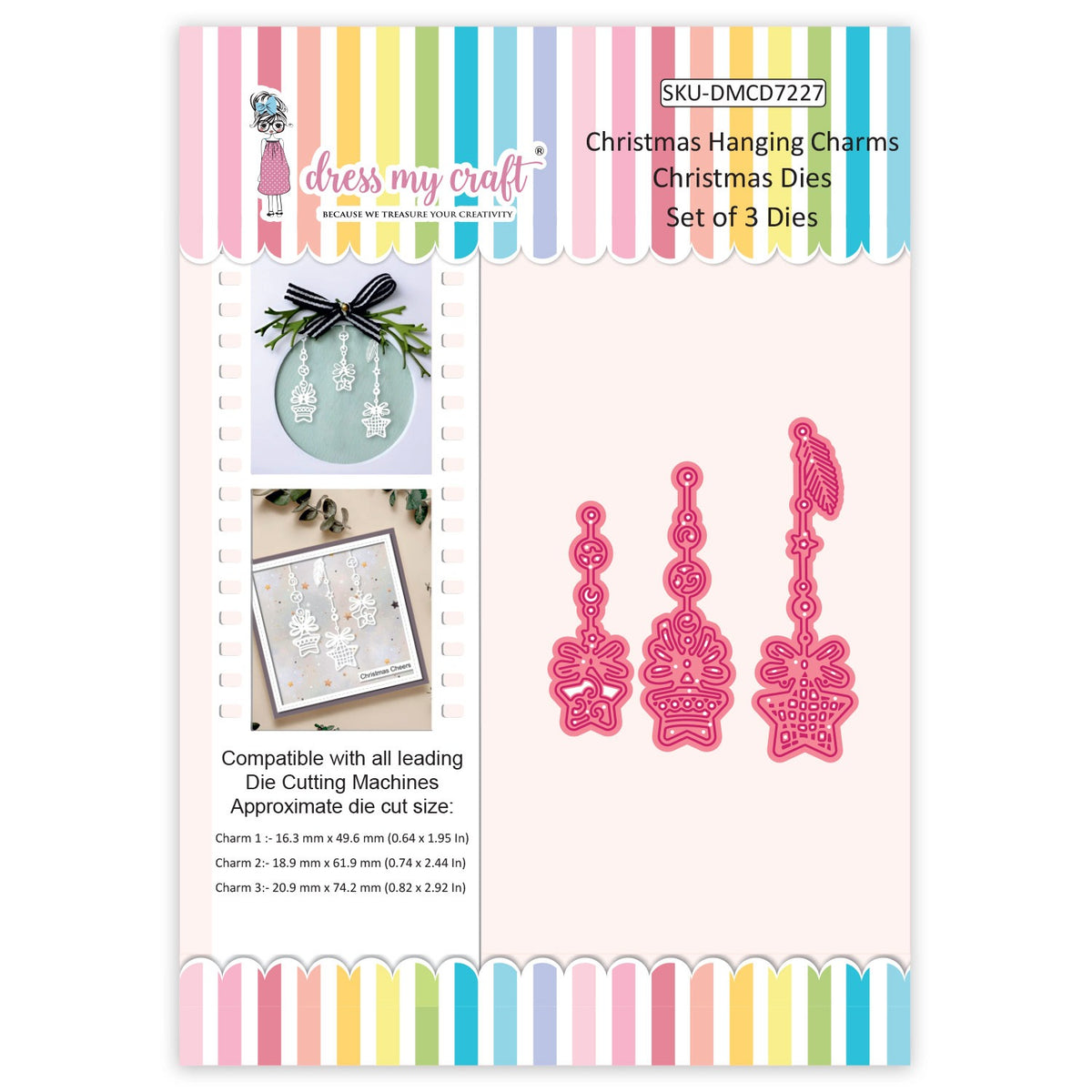Christmas Hanging Charms - Christmas Dies