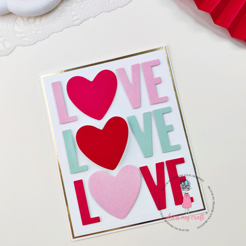 Love – Handmade Heart Card