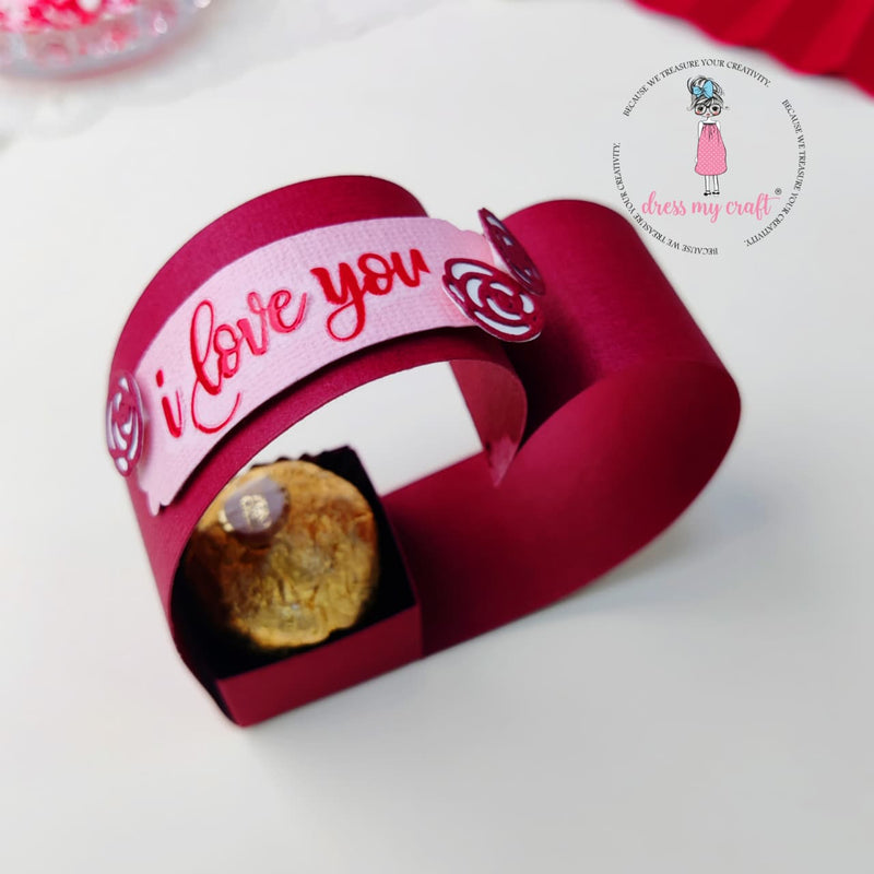 Handmade Heart-Shaped Chocolate Gift