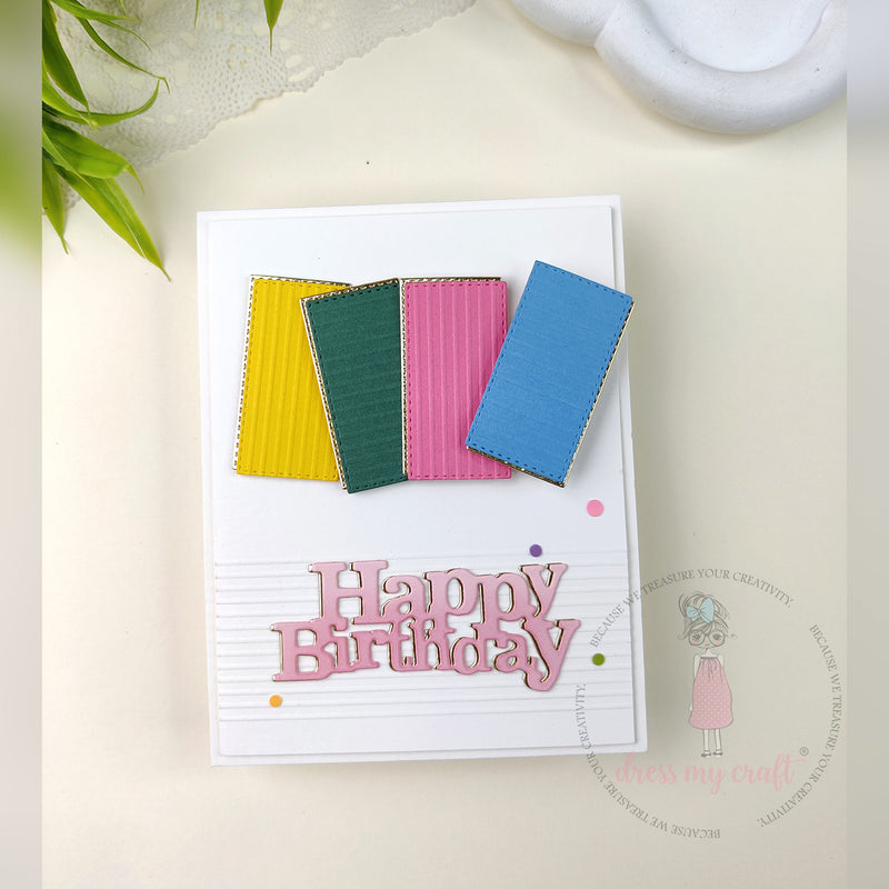 Striped Rectangle Panel Dies