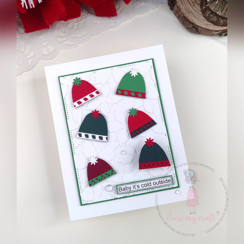 Baby It’s Cold Outside – Winter Beanie Card