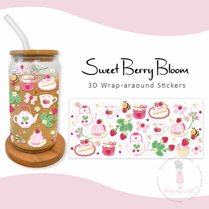 Stick N Peel Stickers -Sweet Berry Bloom