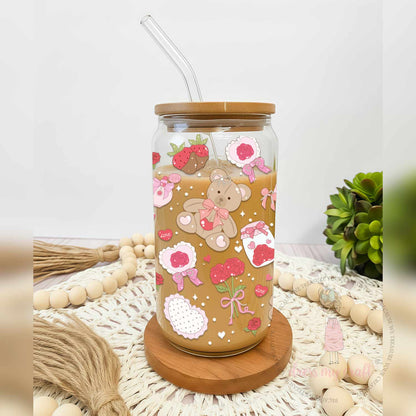 Stick N Peel Stickers -Sweetheart Teddy Bloom